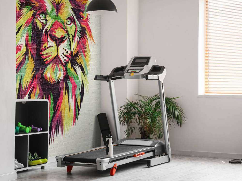 Graffiti of a lion