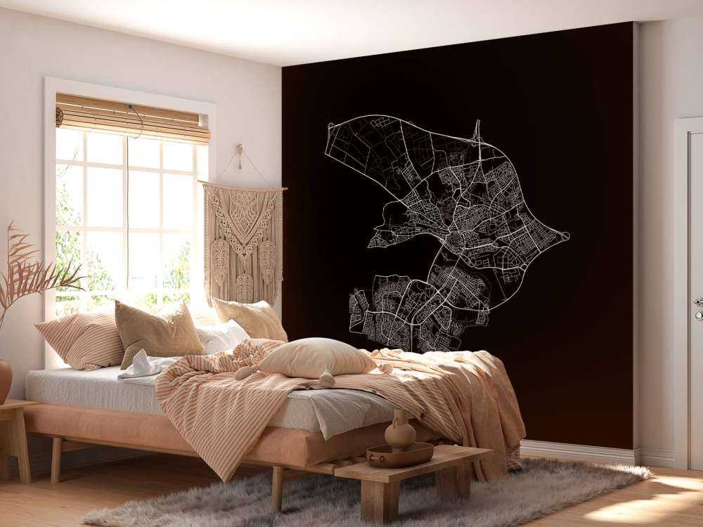 Map of Arnhem, black
