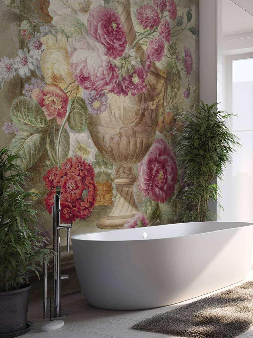 Vase with flowers, Pieter van Loo