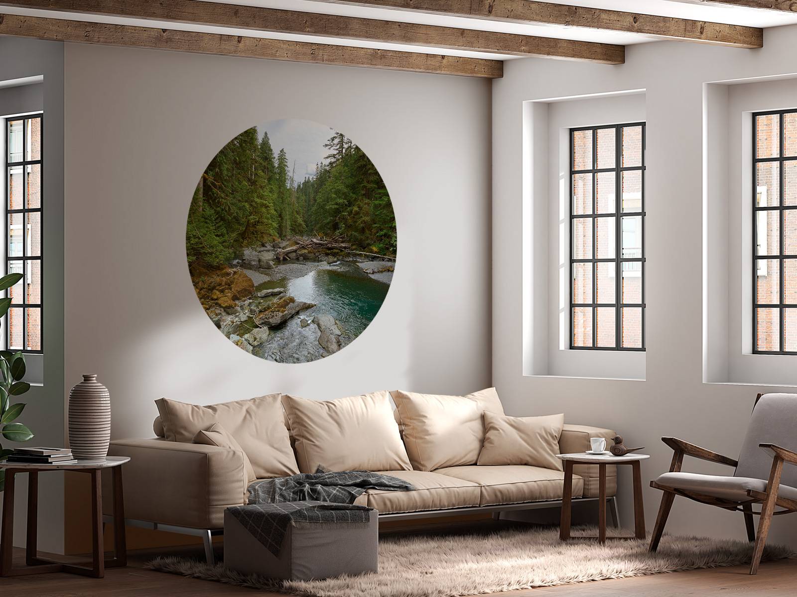 River with dam
