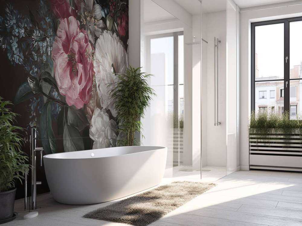 Bouquet with lilac pink