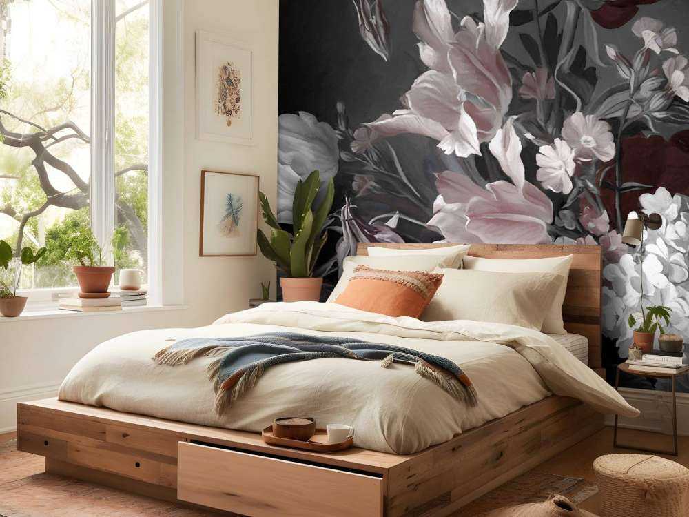 Bouquet with red tulips