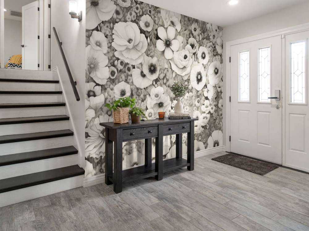 Poppy Tale Monochrome Dark Green