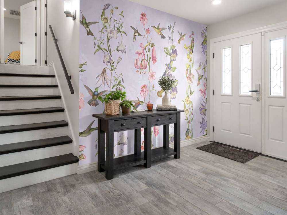 Weadow and Garden Flowers Violet