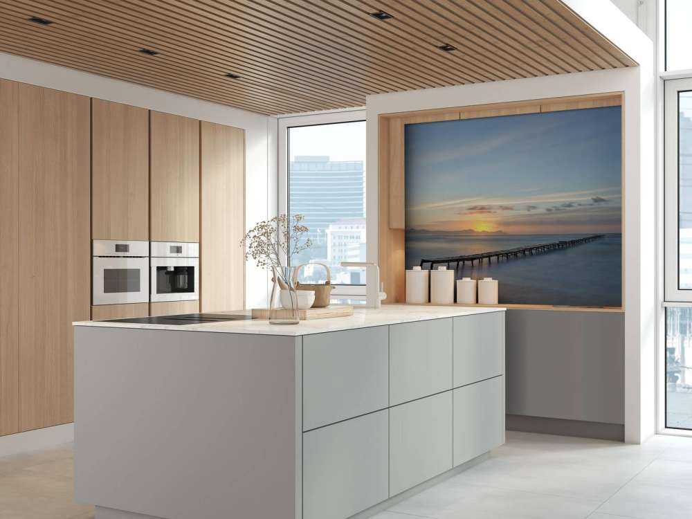 Scaffolding off the coast