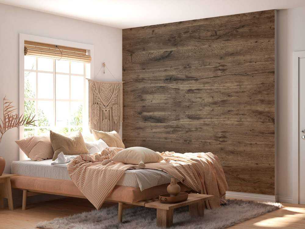 Rustic wooden planks