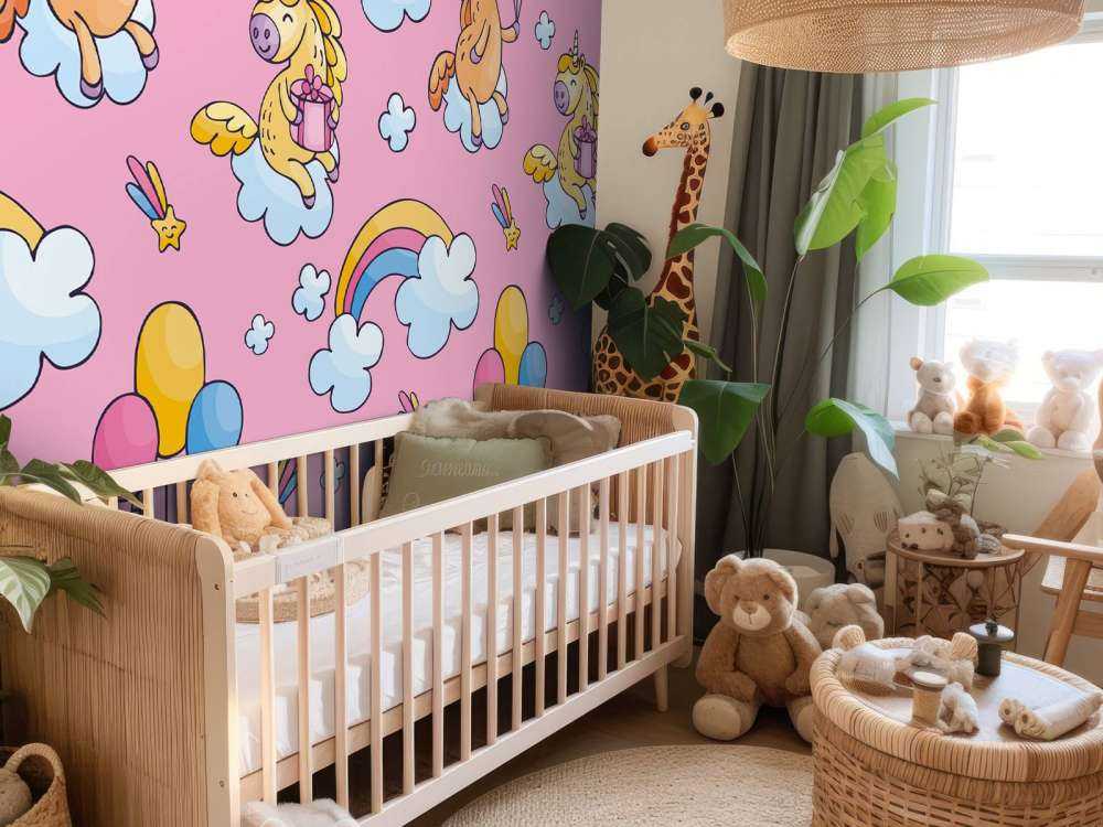 Unicorns with balloons