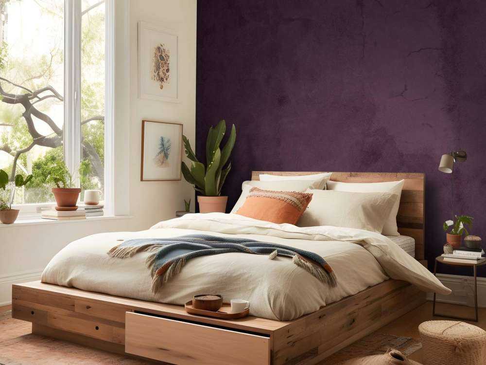 Sultana purple concrete