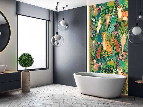 Colourful animals pattern