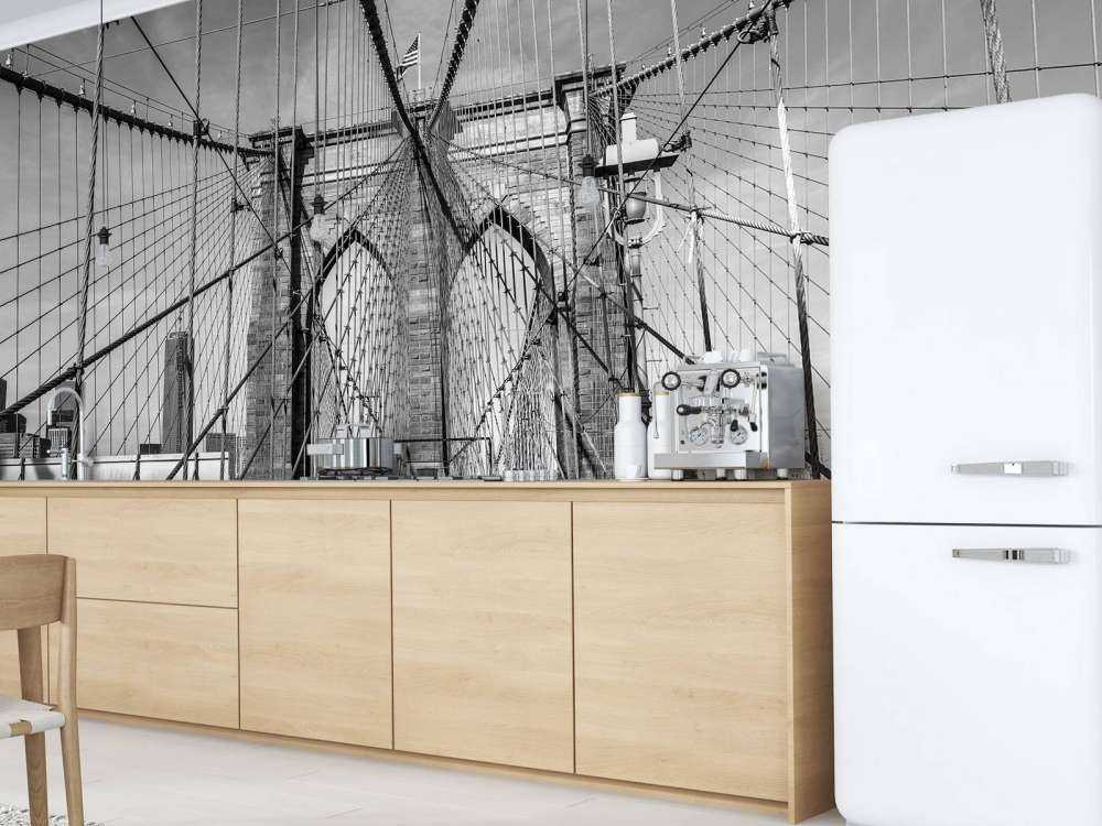 Bridge in black and white