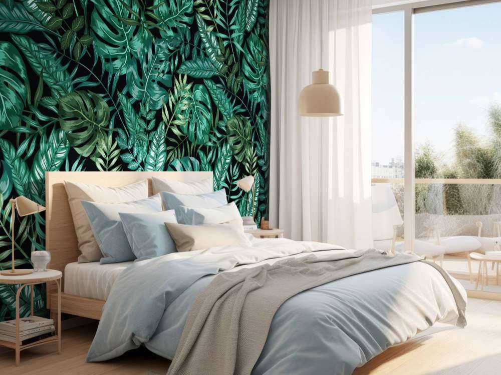 Green leaves illustration