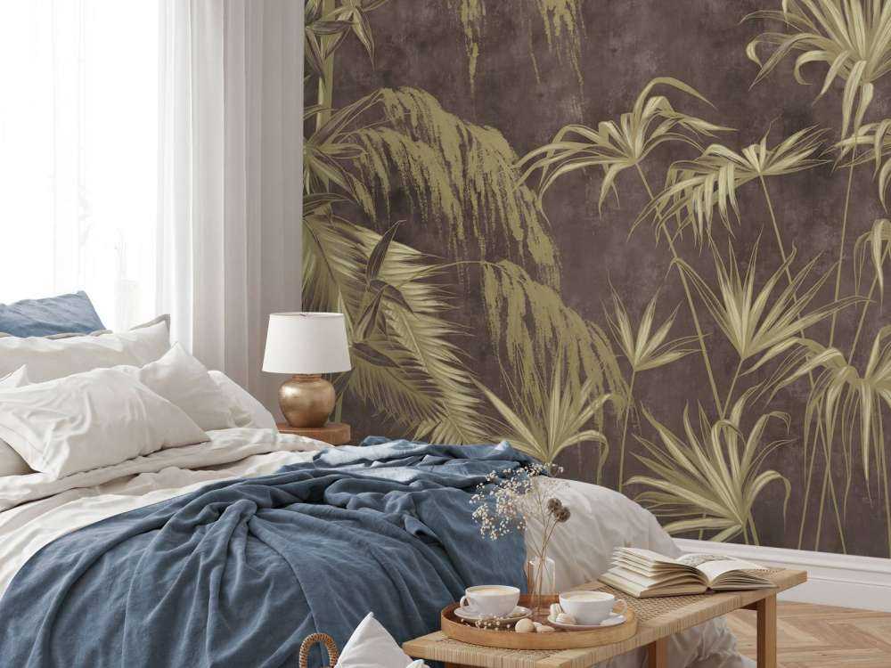 Shadow Play Palm Leaves