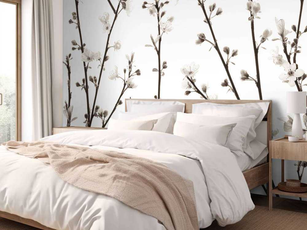 Cherry blossom branches