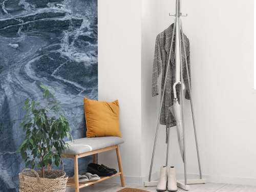 Marble with blue tone