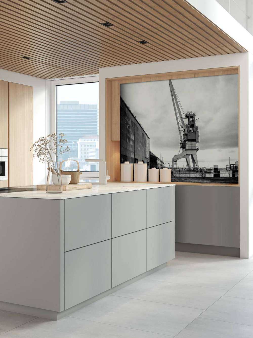 Harbour crane on the former RDM site Heijplaat Rotterdam 