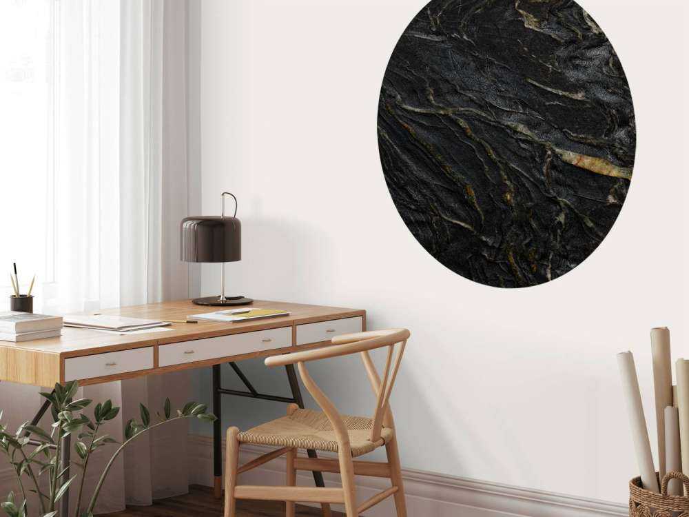 Marble with rough structure