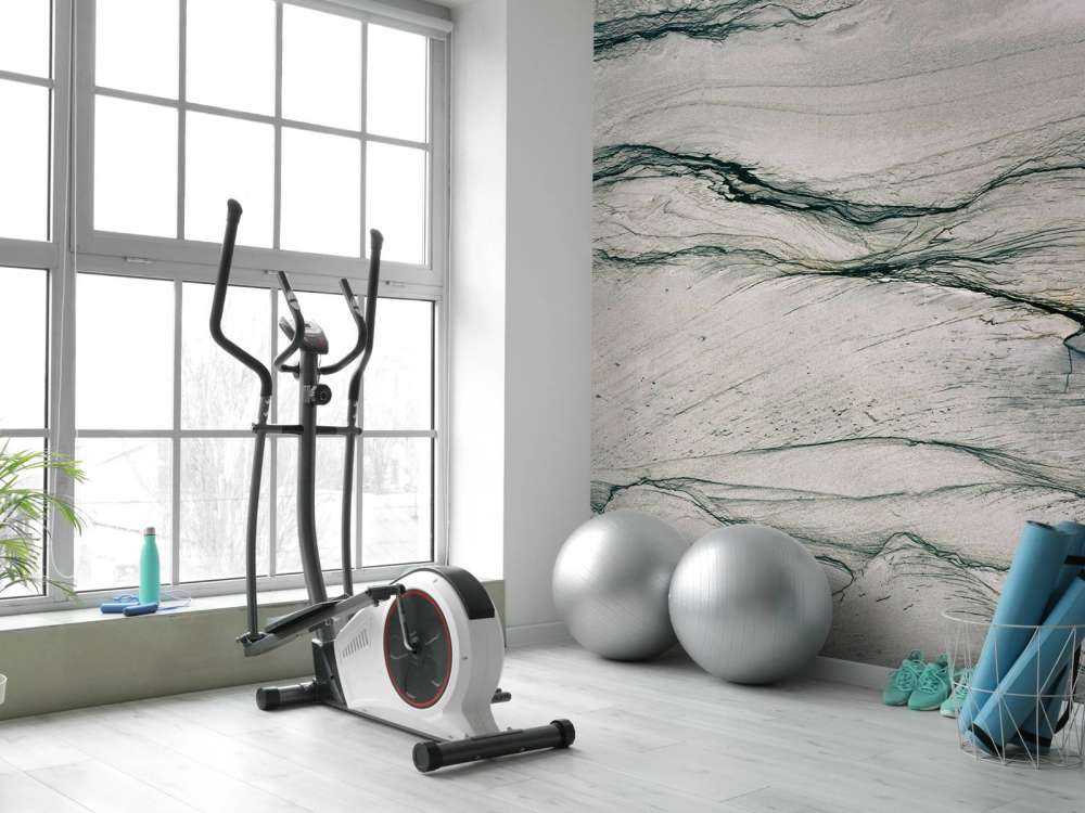 Layered marble with depth