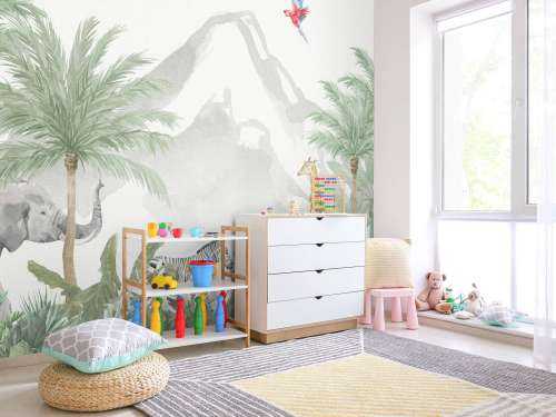 Animals in a jungle