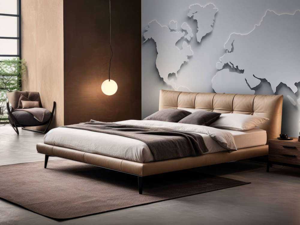 3D World map white