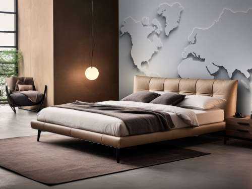 3D World map white