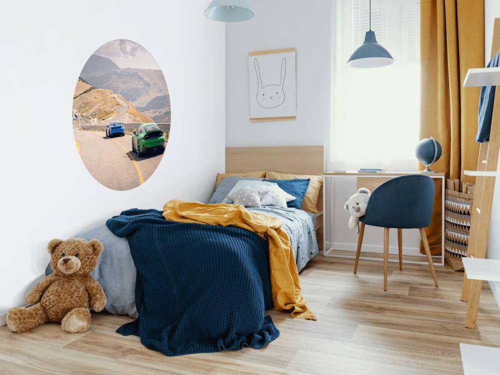 Winding route through the mountains