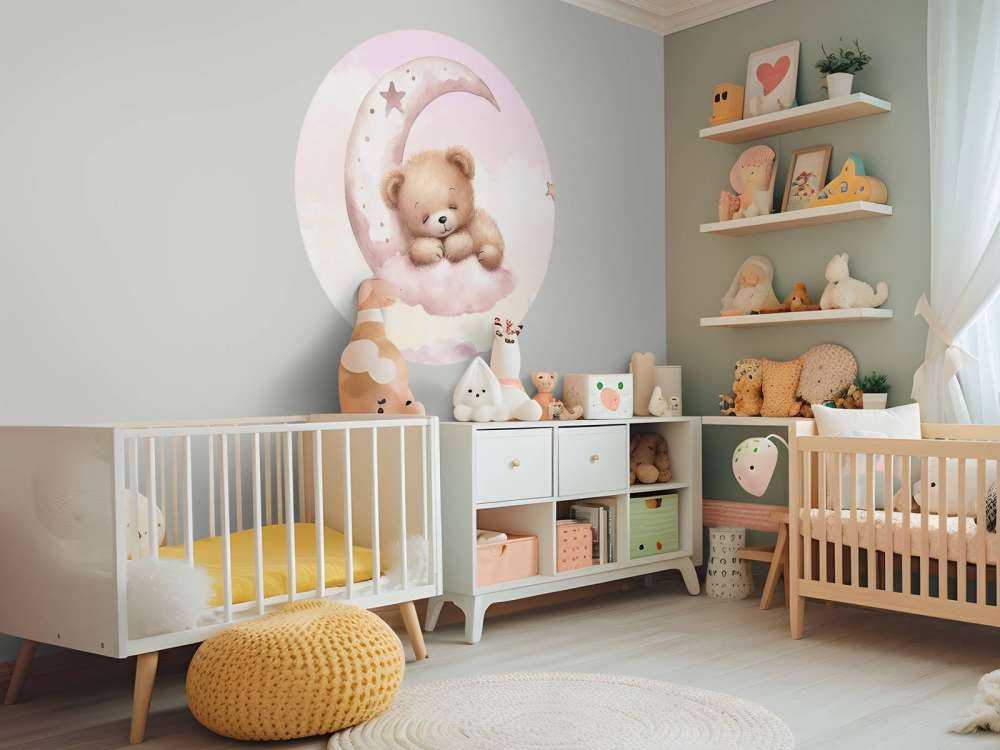 Sleeping bears on the moon