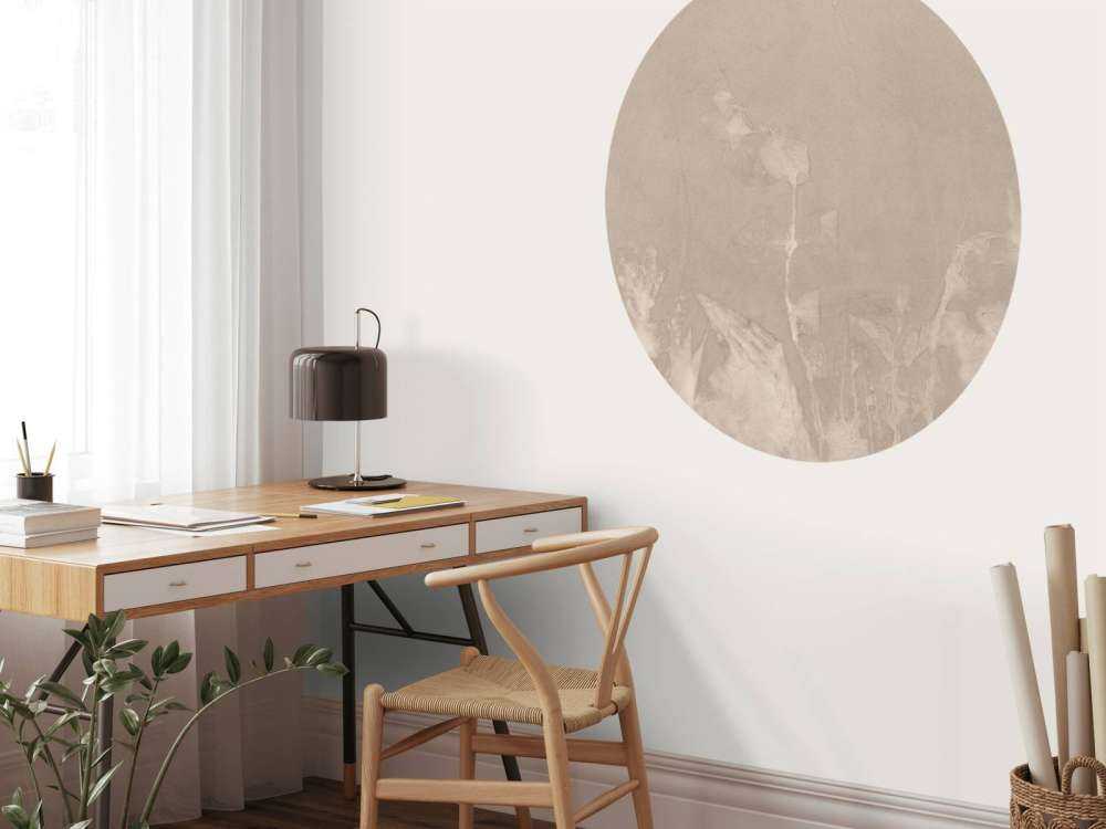 Wild geranium and snowberry - mouse gray