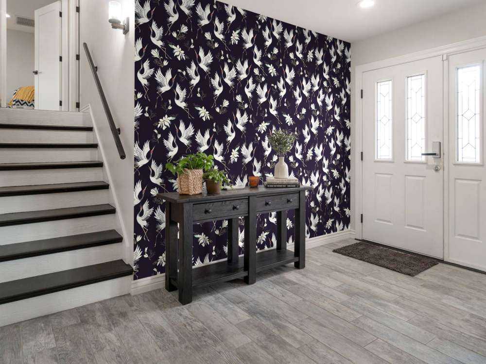 Flying crane pattern