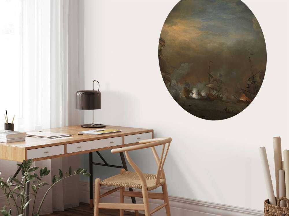 Gevecht tijdens de zeeslag bij Kijkduin