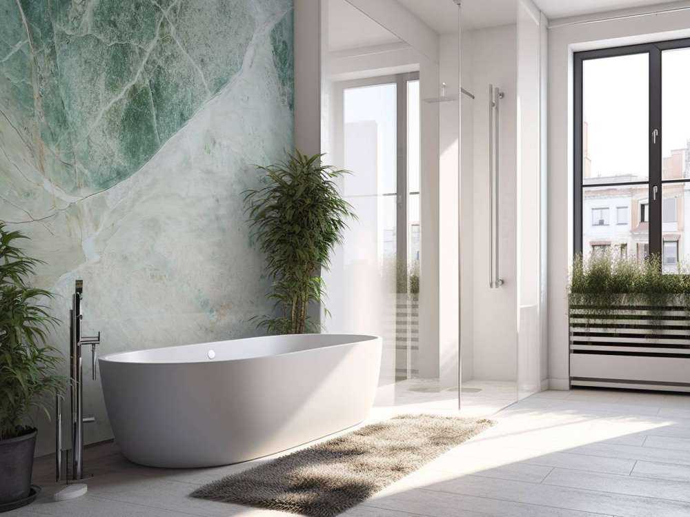Green marble