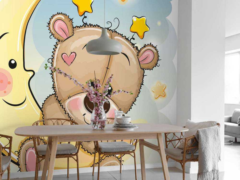 Teddybeer met de maan