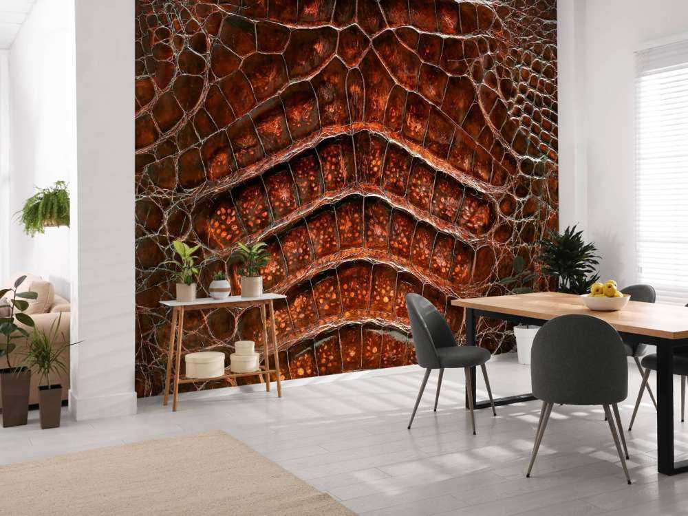 Crocodile skin texture