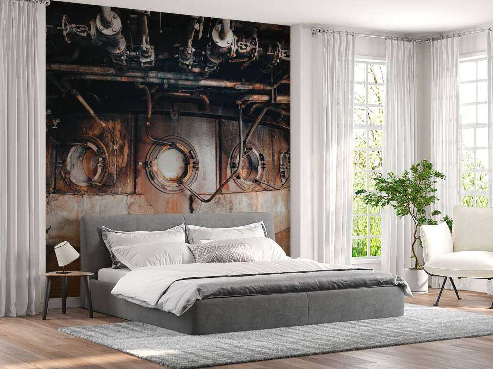 Old industrial furnace