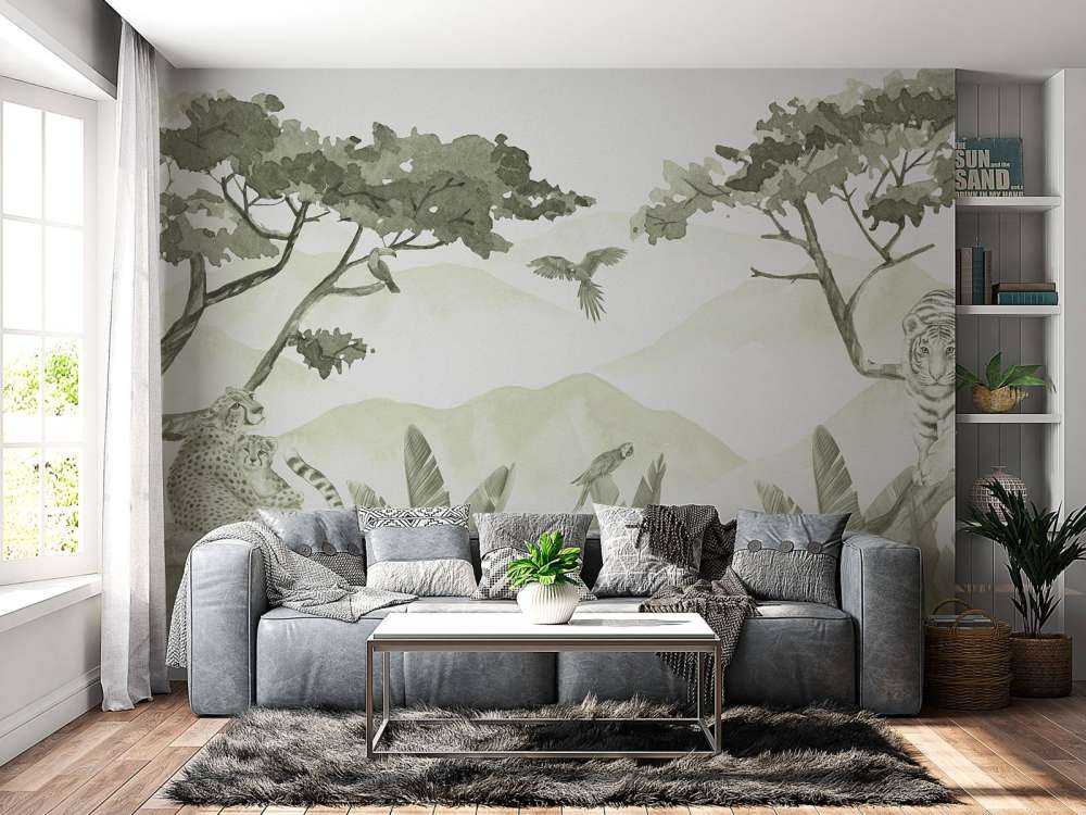 Jungle predators in green