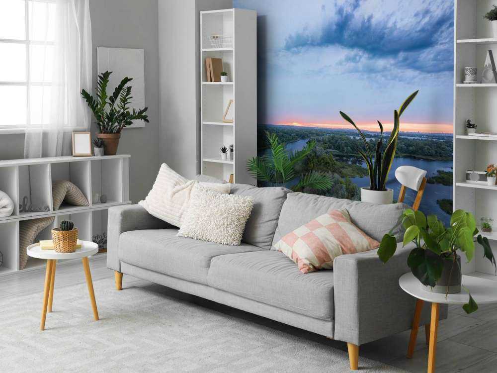 Blauwe zonsondergang