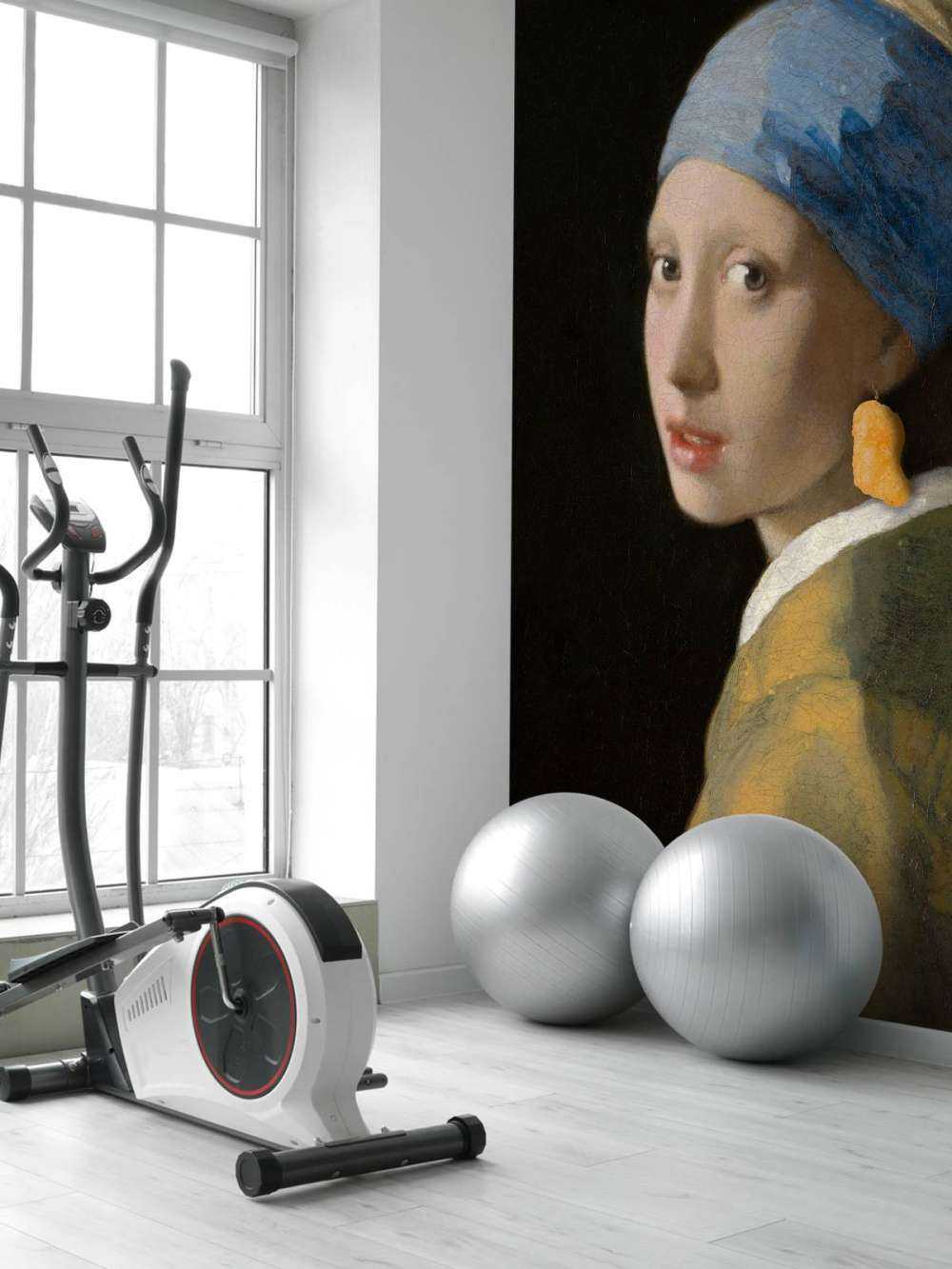 Girl with chicken nugget