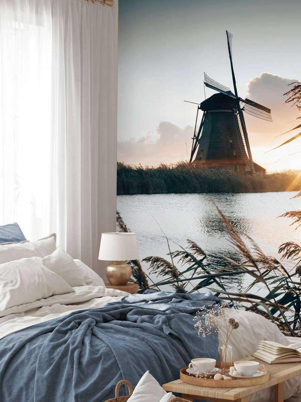 Windmill at sunrise