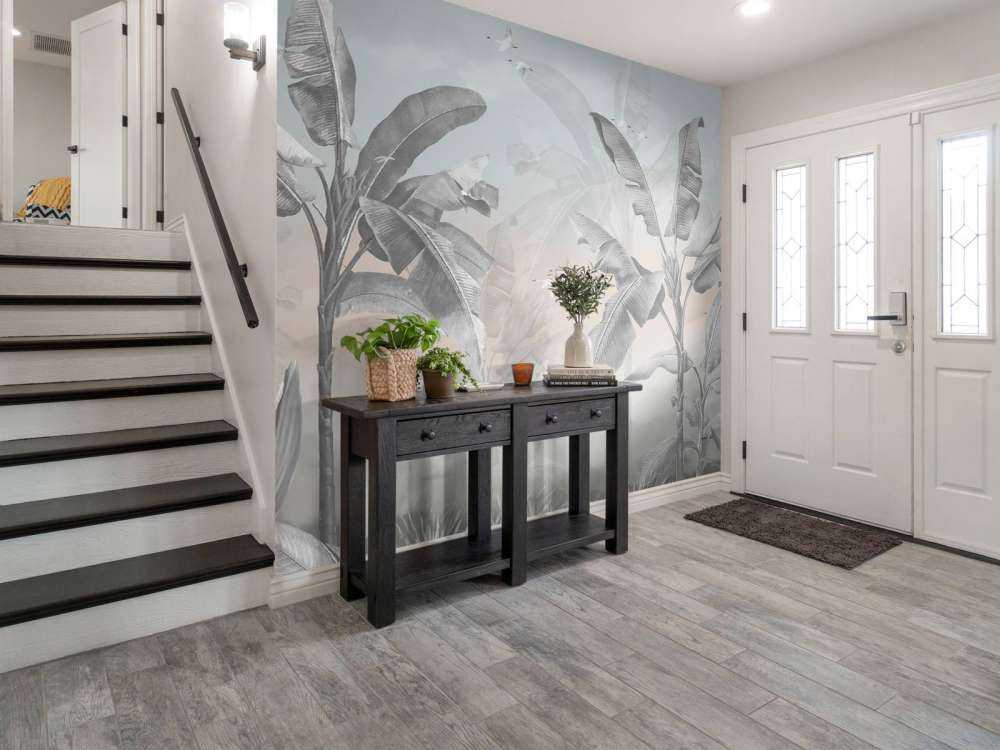 Tropische bananen bomen