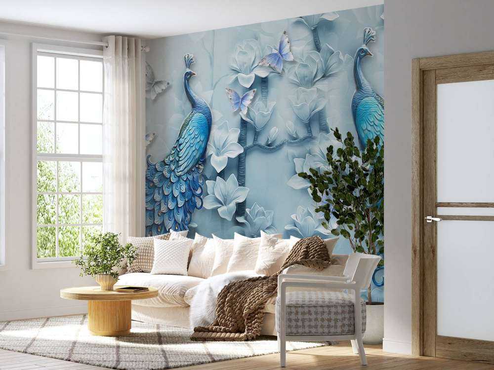 Peacocks and butterflies