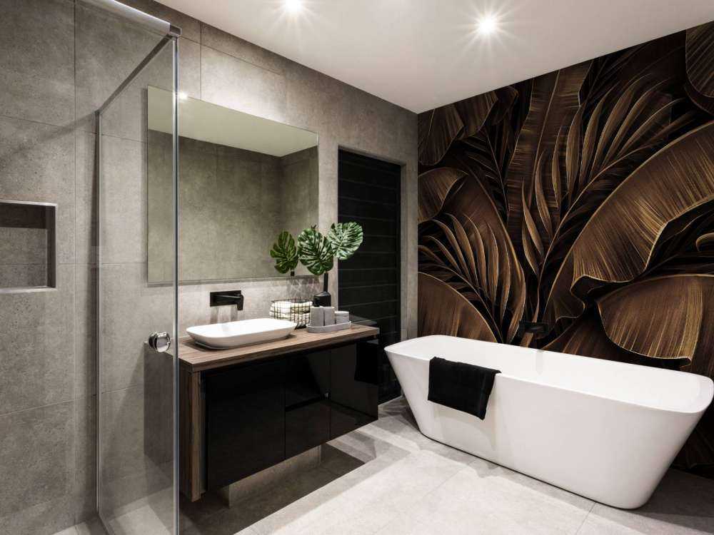 Bronze banana leaves