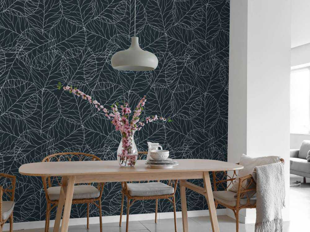 Illustrated leaf pattern