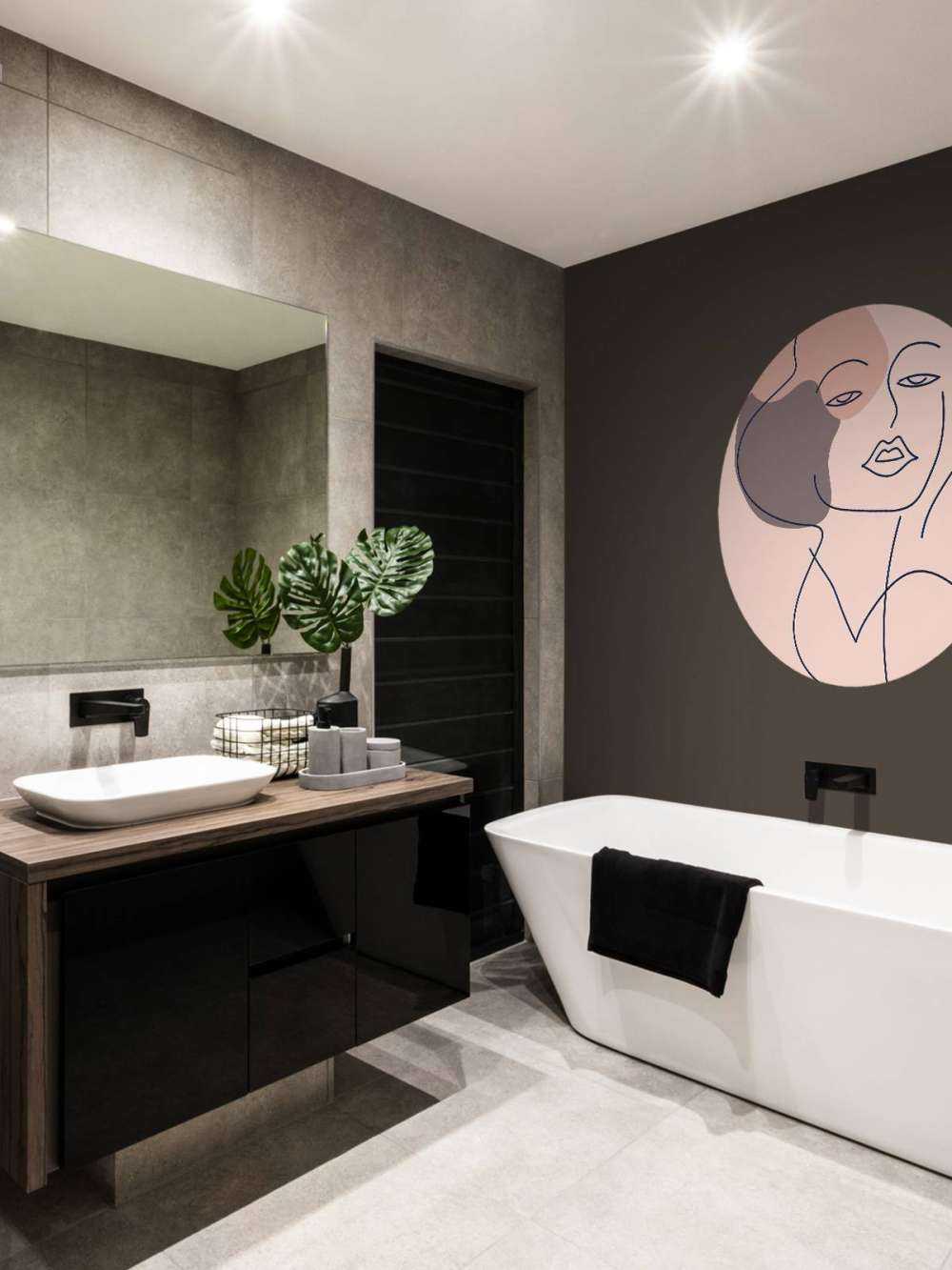 Geïllustreerde vrouw