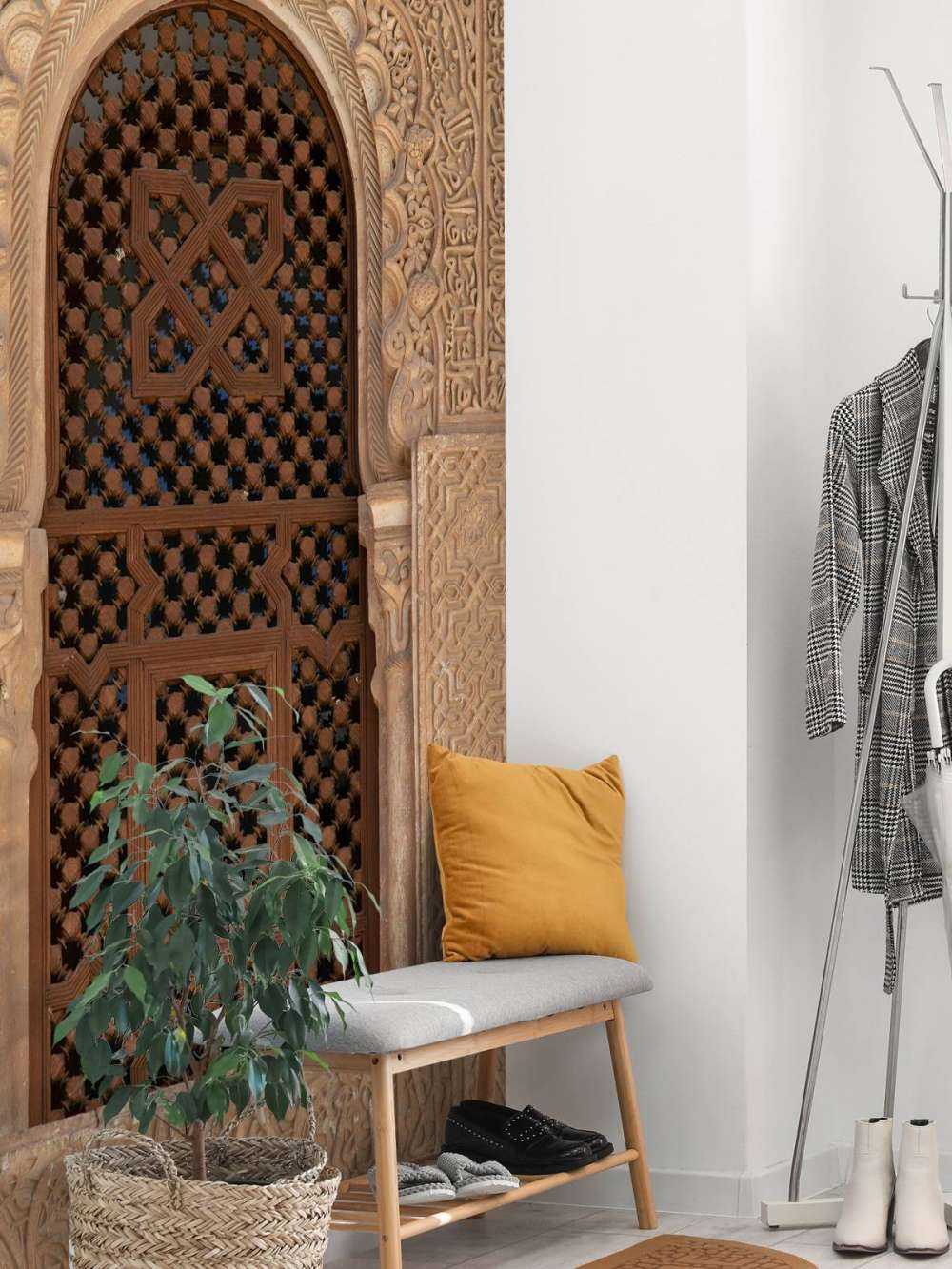 Ingang van een Moskee