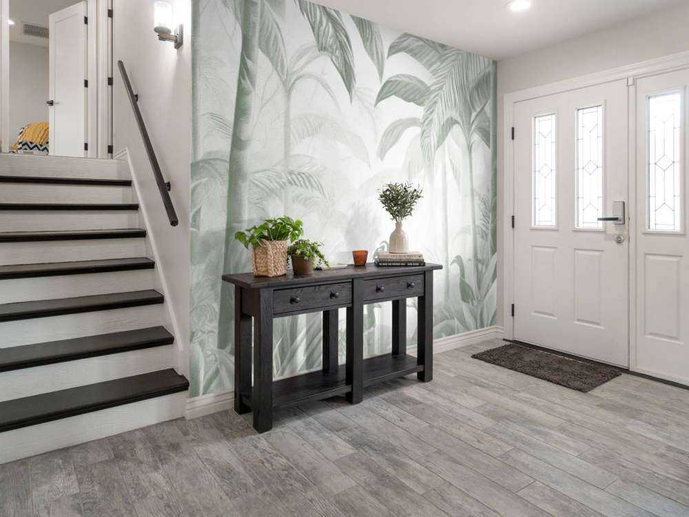 Hidden Jungle with Ibis, green