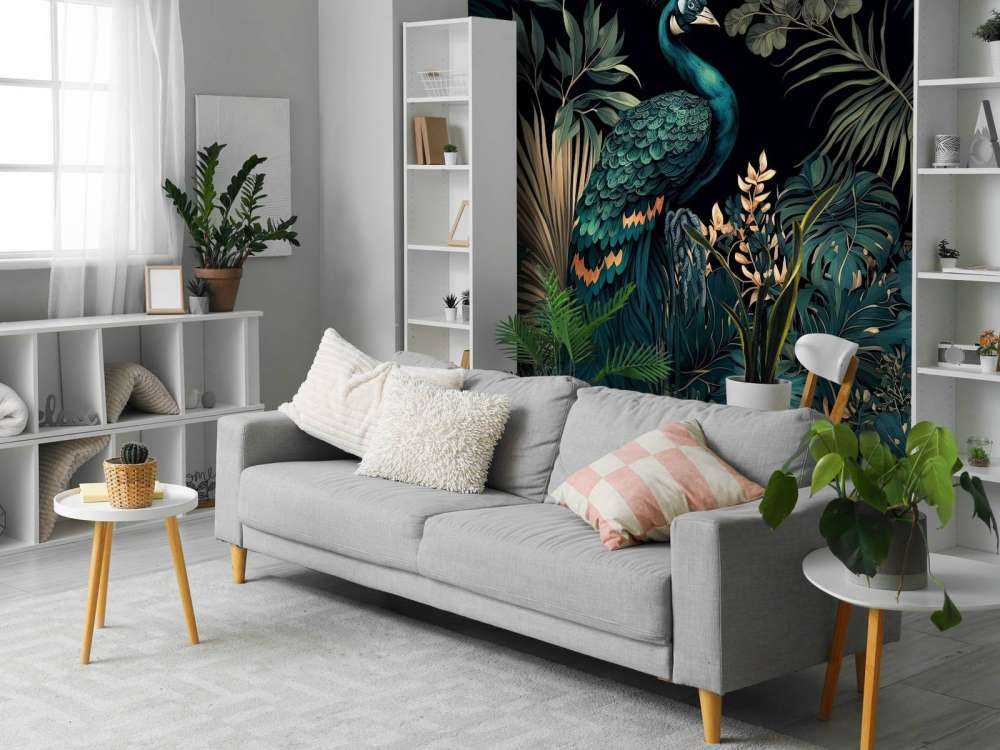 Nighttime Beauty of the Peacock