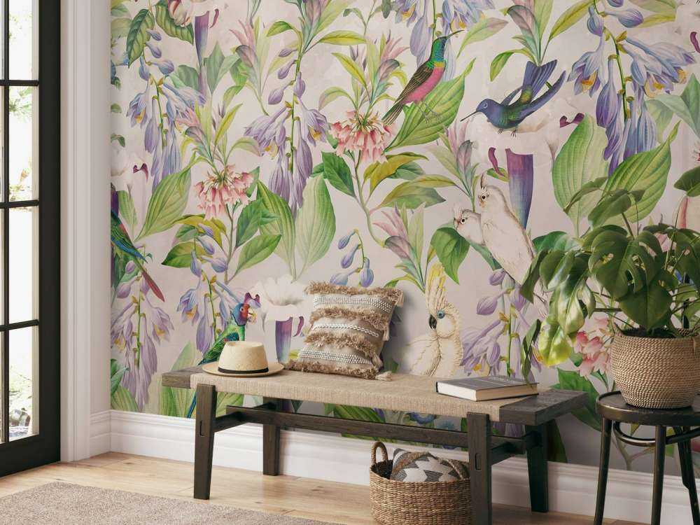 Ethereal Birdsong Blossoms - Pastel Paradise