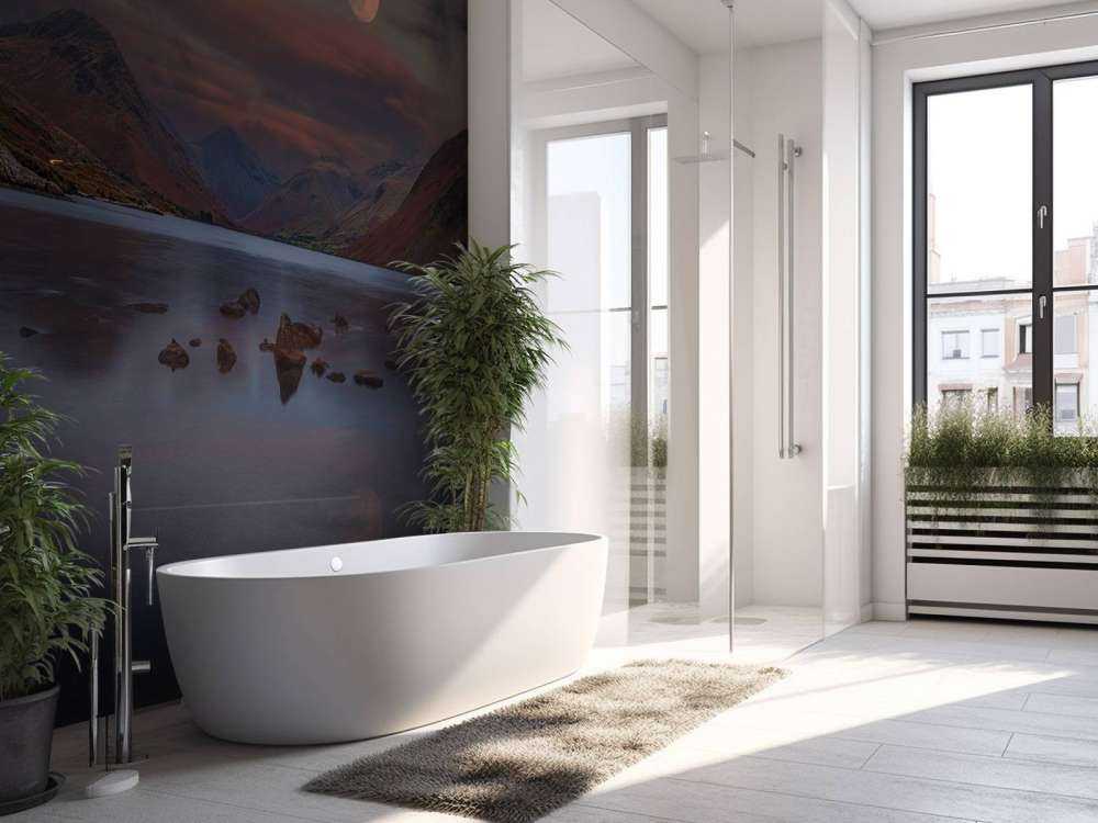 Moon above Wastwater, Lake District, Cumbria