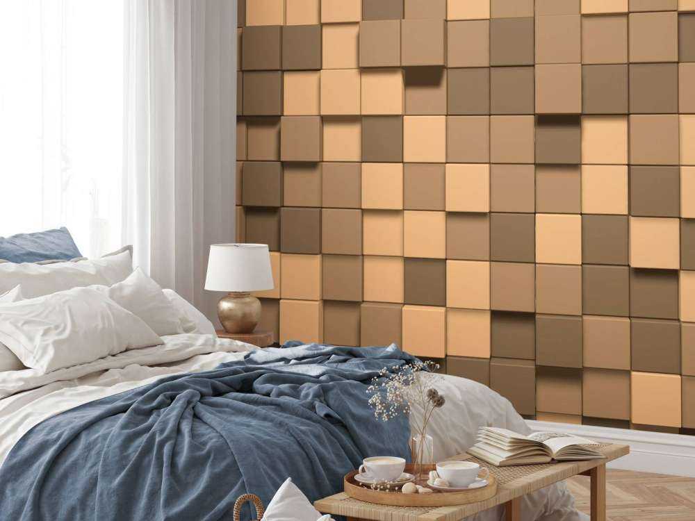 3D Minecraft blocks of earth