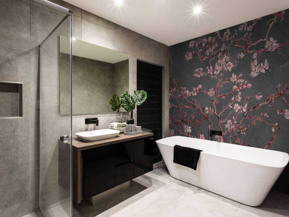 Almond Blossom with a Red Hue