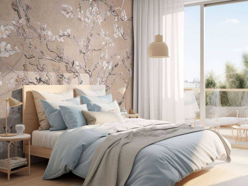 Light-coloured Almond Blossom